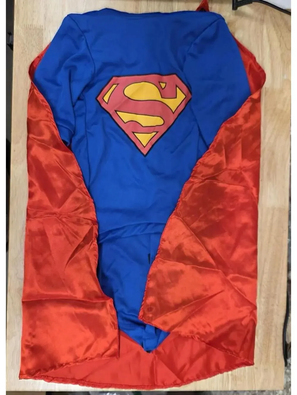 RUBIE’S SUPERMAN PET COSTUME FOR DOGS/CATS DC COMICS LARGE